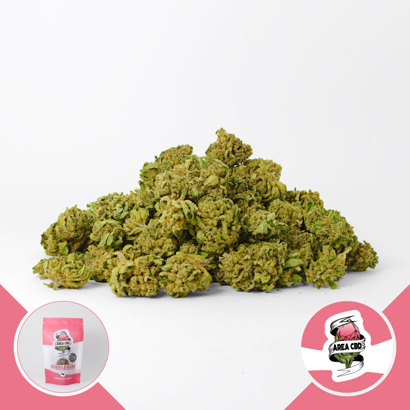 Bubblegum Small Buds - Area CBD – WeeDiamo Cannabis Delivery